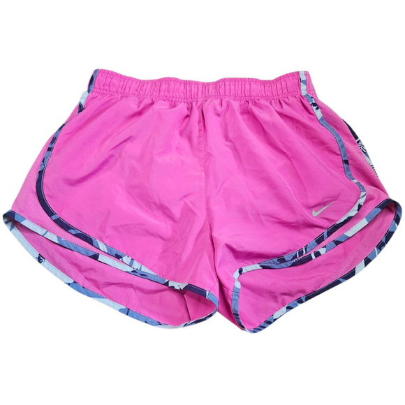 Nike Dri-FIT Medium Pink & Blue Athletic Running Shorts - Picture 1 of 8